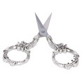 thumbnail image 1 of Vintage Flower Scissors, DIY Embroidery Cross Stitch Craft Sewing Accessories Antique CollectionSilverVintage European Style Needlework Tool Retro CollectionSilver, 1 of 7
