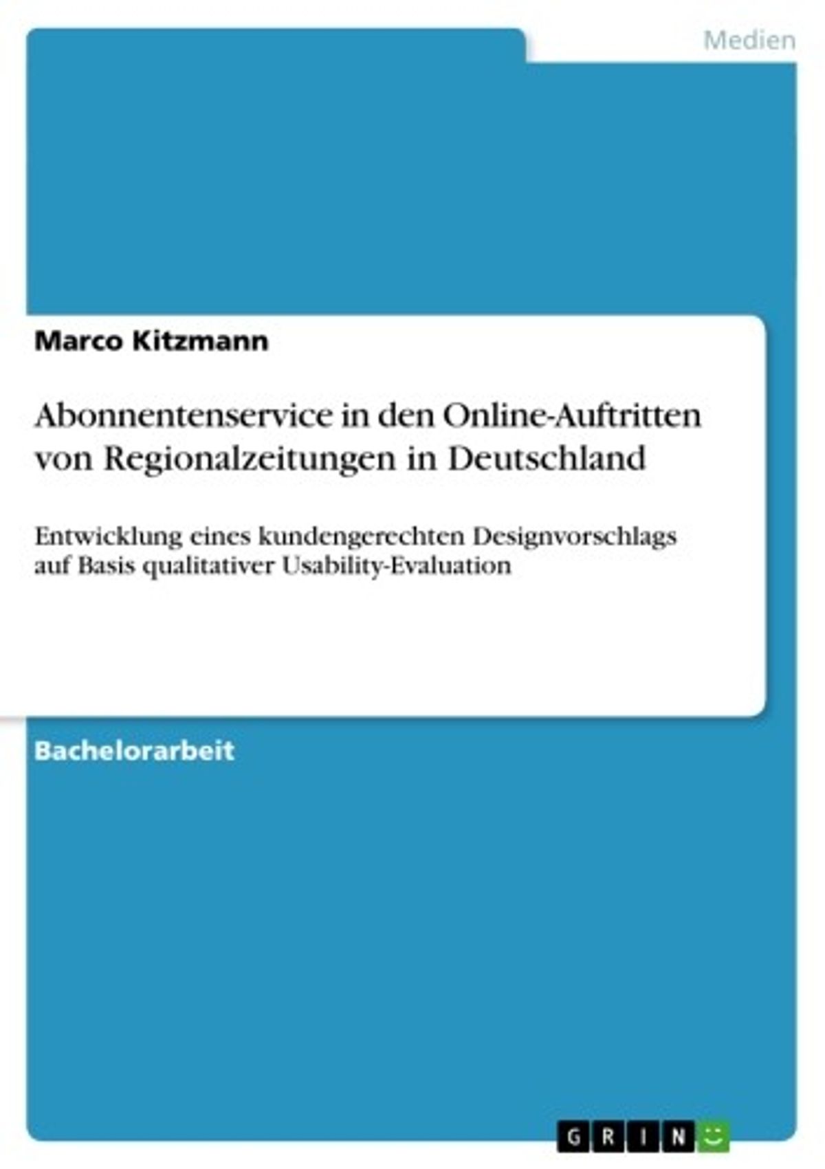 Abonnentenservice In Den Online Auftritten Von Regionalzeitungen In Deutschland Ebook Walmart Com
