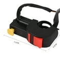 thumbnail image 4 of AMONIDA Interrupteur de Brouillard Interrupteur Coupe-Flammes Guidon 7/8" pour Motoneiges ATVs, 4 of 7