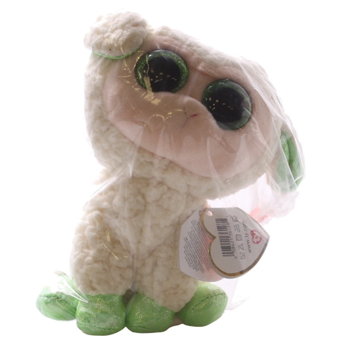 Ty Beanie Boos - LaLa the Sheep  – Glitter Eyes  – Spring, Easter  - Stuffed Animal