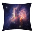 thumbnail image 1 of Galaxy Throw Pillow Cushion Cover, Space Nebula Decor Big Gas Energy Explosion and Stars Futuristic Theme Print, Decorative Square Accent Pillow Case, 18 X 18 Inches, Purple Blue Orange, by Ambesonne, 1 of 2
