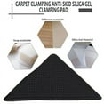 thumbnail image 4 of 4 Pcs Pinces Écologiques Tapis Tapis Antidérapant Coins Lavables Réutilisables en Silicone, 4 of 6