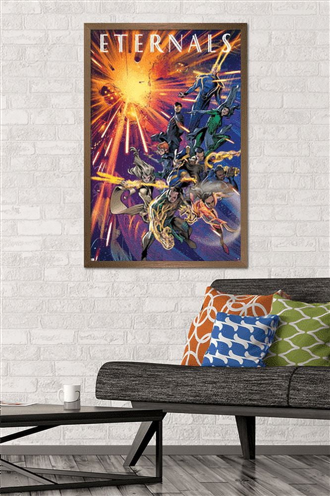 Marvel Eternals - Immortals Walk Comic Wall Poster, 22.375" x 34", Framed