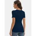 thumbnail image 6 of Women's Basic Short Sleeve T-Shirts - Crewneck Casual Tees for Summer, 6 of 6
