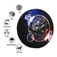 thumbnail image 5 of Waterproof Spare Wheel Cover, Planets Collide Adjustable Wheel Cover For Jeep Trailer Rv Suv Car, 16 Inch, 5 of 8