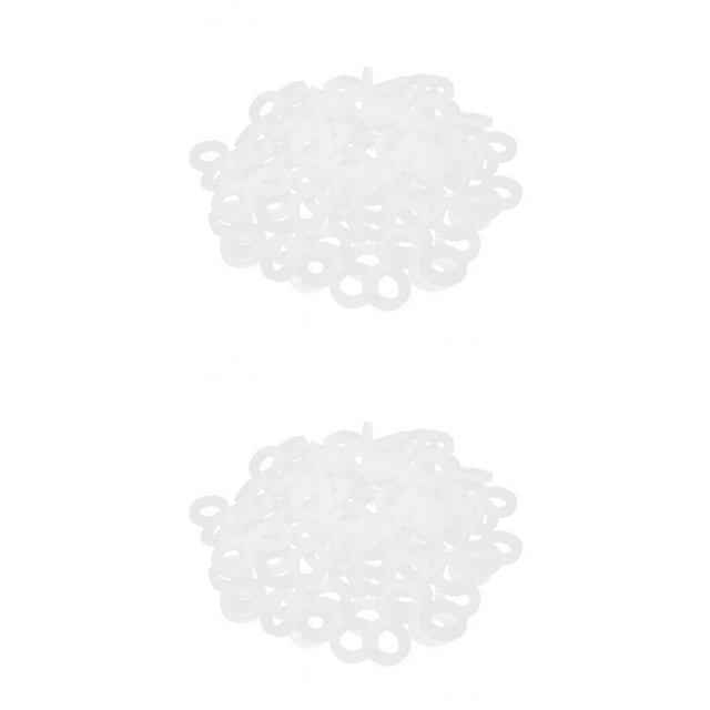 Conjunto de Juntas Tóricas de Silicona kusrkot 200 Piezas Junta plana de silicona