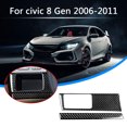 thumbnail image 2 of 2 unids/set embellecedor de interruptor de faro de fibra de carbono para Honda Civic 2006-2011 LHD Ndcxsfigh Accesorios para autos y motos, 2 of 9