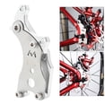 thumbnail image 4 of 2x Soporte adaptador de freno de disco de bicicleta MTB Frenos de disco de bicicleta Soporte de montaje Modificación de conversión Accesorios de monta 120x51x44mm Macarena Adaptador de freno de disco de bicicleta, 4 of 8