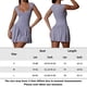 thumbnail image 2 of Vestido Vestido ajustado para mujer Vestido sin mangas con dobladillo con volantes Traje de baile plisado ajustado Cgtredaw Gris L para Mujer, 2 of 6