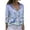 Z02 Blue, variant on HOWPAY Long Sleeve Shirts for Women Button down Floral Print Loose Fit Classic Collared Business Casual Shirts Stretch Oversized Fall Outfits Blue L