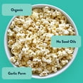 thumbnail image 2 of LesserEvil Garlic Parmesan Organic Popcorn, 4.6 Oz, 2 of 3