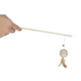 thumbnail image 4 of Cat String Toy, Cat Interactive Toy Cat Toy Lightweight Cat Wand Toy 15.7 Inch Easy To Hold With Elastic Rope Small Bells For Kitten For Cat, 4 of 8