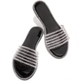 thumbnail image 4 of Puntoco Clearance sandal for women, Summer Ladies Flat Retro Slippers Crystal Shoes Sandals, 4 of 9