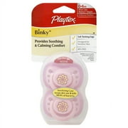 Playtex 2 Piece Binky Silicone Pacifier, Newborn