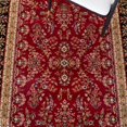 thumbnail image 6 of Safavieh Lyndhurst Isadora Floral Area Rug, Red/Black, 5'3" x 5'3" Square, 6 of 12