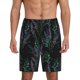 thumbnail image 1 of Balery Lavender Flowers Pantalones cortos de pijama de punto de algodón para hombre con cinturilla y bolsillos-Small, 1 of 6
