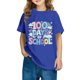 thumbnail image 1 of Fiudx Camiseta para Niños, Suave Mezcla de Poliéster, Cuello Redondo Moderno, Manga Corta Cómoda, Uso Diario Informal, Moda para Niños y Niñas, Lavado a Mano., 1 of 6