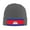 Deep Heather, variant on Cambodian Flag Beanie Hat Knit Hat Skull Cap for Men Women Winter Hat Red