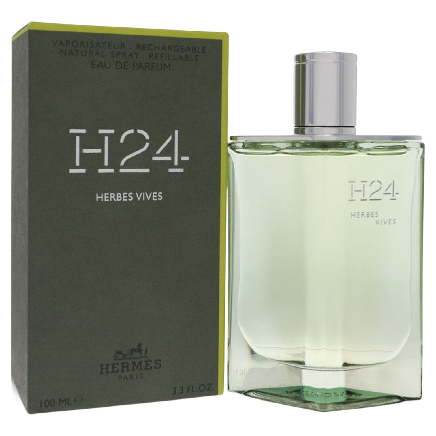 Hermes Men's H24 Herbes Vives EDP Spray 3.4 oz Fragrances