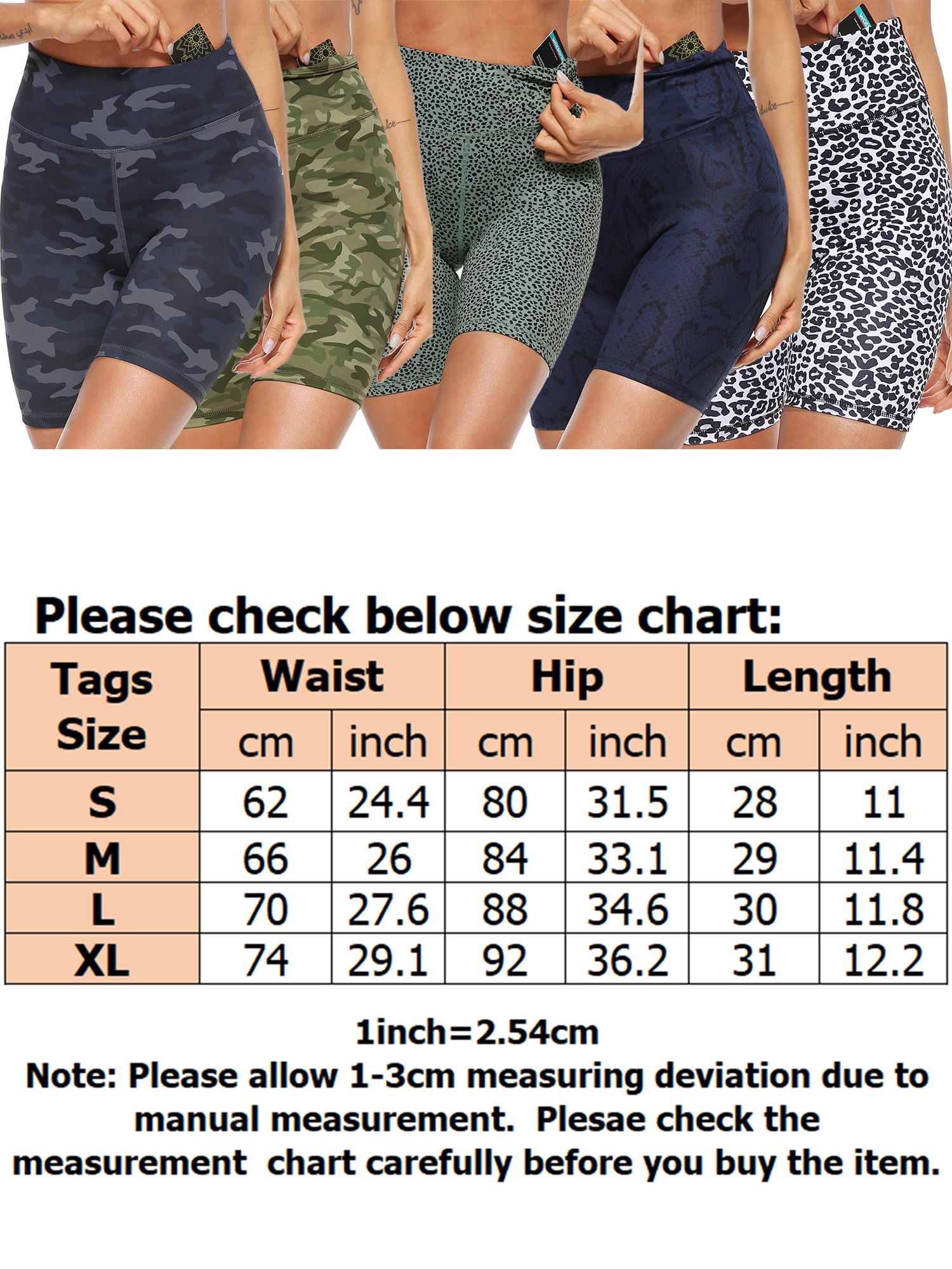 Milumia Womens Plus Size Athletic Biker Shorts Leopard Fitness Exercise Yoga Shorts