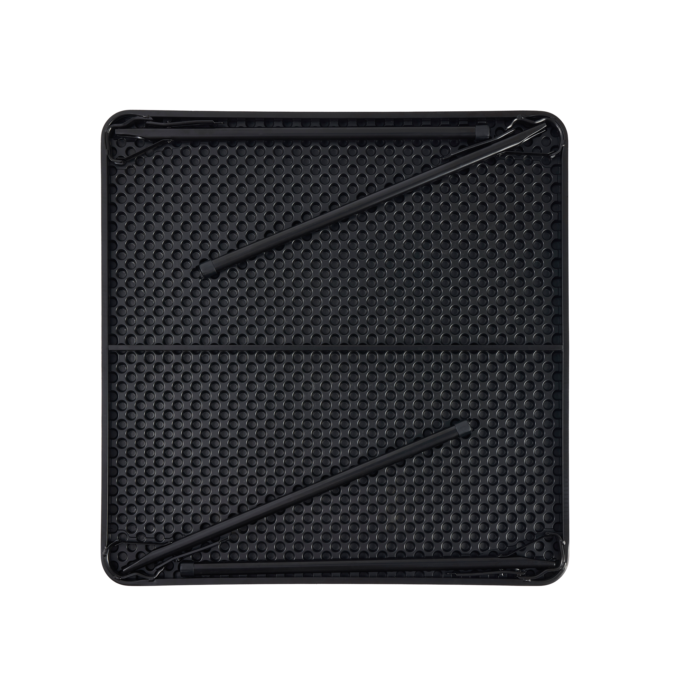 Mainstays 34-Inch Folding Card Table, Black photo 4