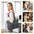 thumbnail image 6 of SUOSDEY Work Tote Bags for Women,Large Capacity Shoulder Handbag,Crossbody Messenger Bag, 6 of 8