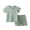 Black, variant on HCNTES Toddler Outfits Summer Girls And Boys T-shirt Baby Suits Clothes Short Sleeve Shirts Shorts Set