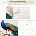 thumbnail image 4 of Linen Drum Lampshades Peacock Perched Branch Blossoming Traditional Chinese 13"x13"x10" Light Shade for Table Lamps Floor Lamp Shades Lampshade Replacement Assembly Required, 4 of 8