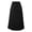 🔥 Black, variant on Gifts USSUMA Loose Casual High-Waist Pleated Ankle-Length Skirt Flowing A-Line Full Hem Pull-On Comfortable Elastic Waist Boho Chic For Summer Travel Beach And Weekend Styling