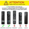 thumbnail image 6 of Fintie Silicone Case for Amazon Toshiba/Insignia/Pioneer/Fire TV 4-Series/Fire TV Omni Series TV Remote - [Anti Slip] Shockproof Cover for Fire TV Edition Alexa Voice Remote, Black, 6 of 8