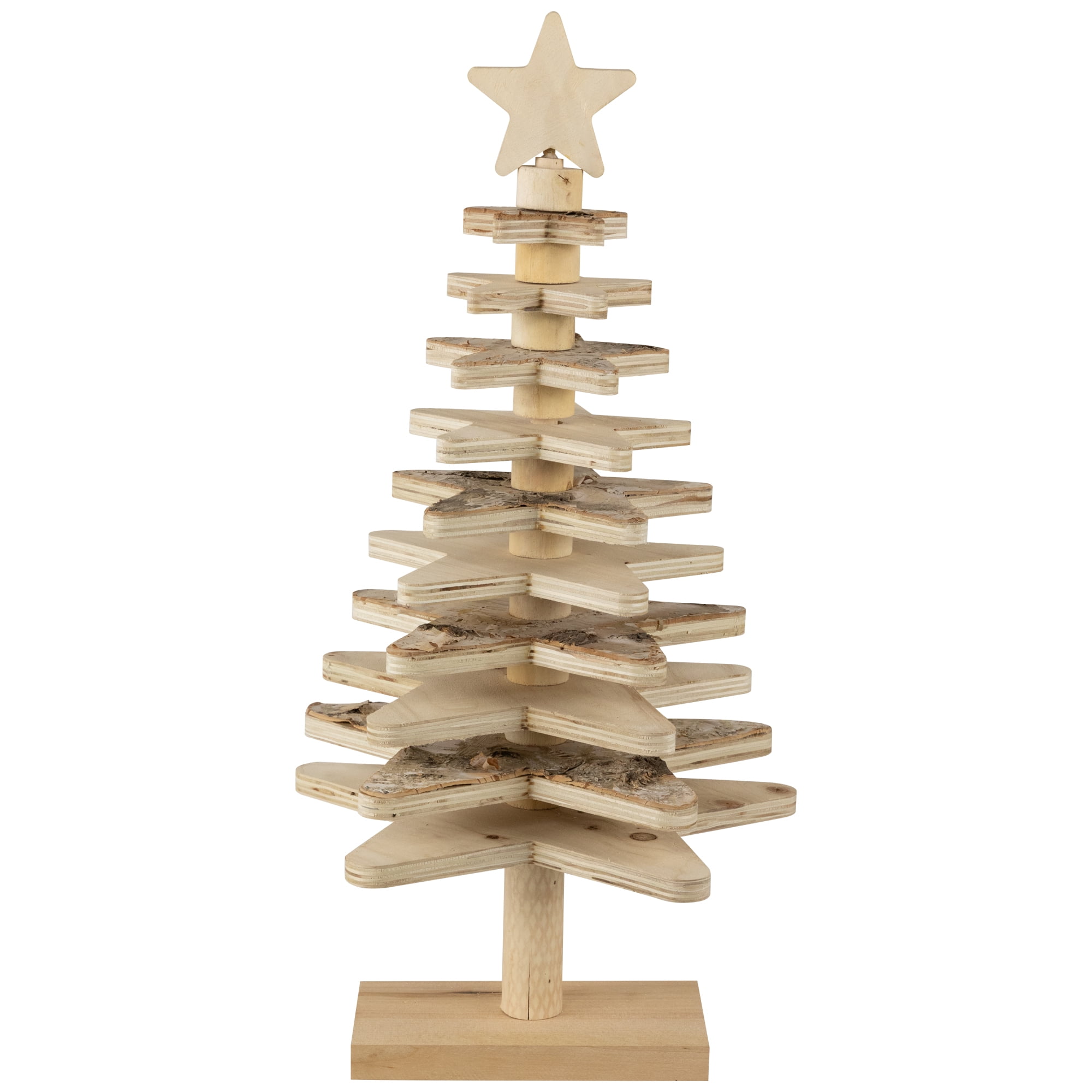 Northlight Star Cut-Outs Wooden Tree Christmas Decoration - 20.5
