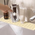 thumbnail image 4 of Silicone Dish Drying Mat, 13.7×3.4×0.78 Inch Rectangular Skidproof Draining Mat, Also Works as Cutting Board Mat for Kitchen Countertop, Bar, Bathroom and Commercial Daily Use, 4 of 6