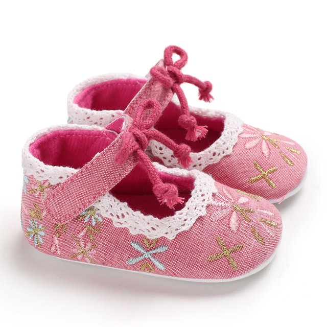 Zapatos Casuales De Flores Bordadas De Estilo Chino Para Bebé Niña Para Niños Pequeños De 0 A 18 Meses De Juego En Interiores