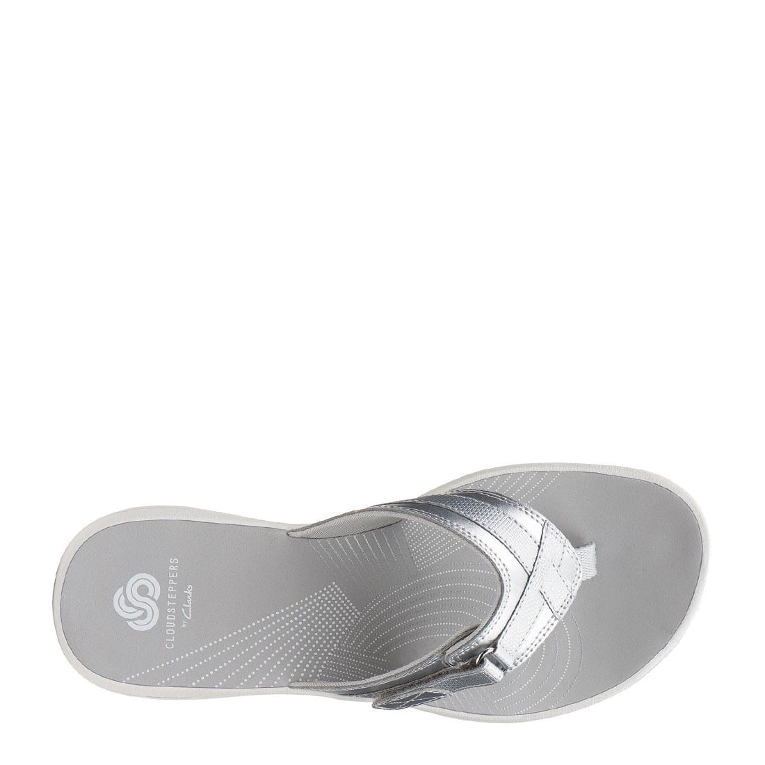 Breeze Sea Flip Flop Sandals shoe size 6 Casual 26126503 Silver - Walmart.com