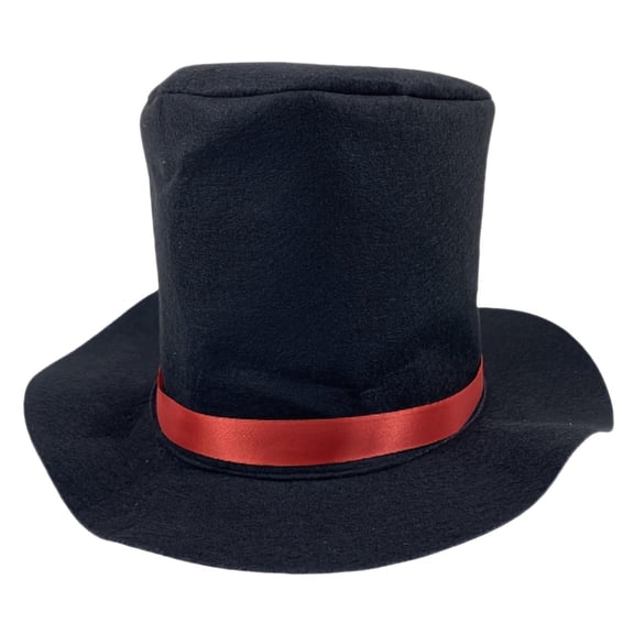Top Hats Gentleman Costume Accessory Decor Felt Reusable Adult Halloween Christmas Celebrations