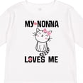 thumbnail image 4 of Inktastic Nonna Loves Me Girls Girls Long Sleeve Toddler T-Shirt, 4 of 5