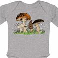 thumbnail image 4 of Inktastic Mushroom Hunting for Morel Mushroom Boys or Girls Long Sleeve Baby Bodysuit, 4 of 5