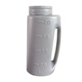 thumbnail image 3 of davian Hand Spreader, Hand Fertilizer Spreader, Ice Spreader, Bottle Dispenser, PE Container, Large Capacity for Easy , for Walkway, Winter Garden Main gray, 3 of 8