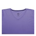 thumbnail image 3 of Playera Fruit of the Loom Talla CH Cuello V Básica Lisa Morado, 3 of 4