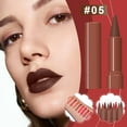 thumbnail image 4 of Gradient Lip Liner Matte Lipstick Soft Velvet Texture Long-Lasting Wear Chocolate Shade Smooth Application Comfortable Wear, 4 of 8