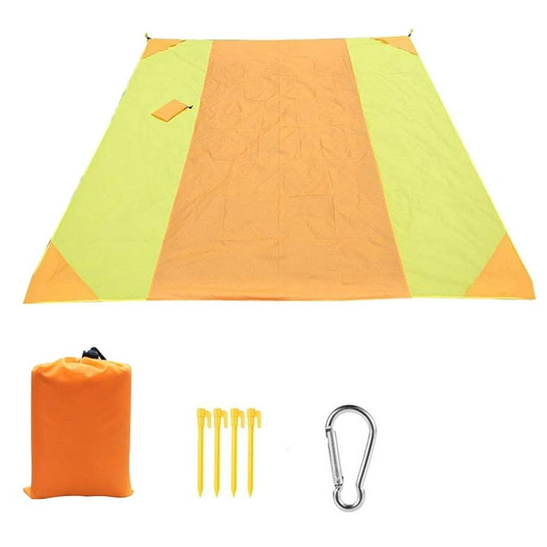 Playa, Impermeable, A Prueba De Arena, De Gran Tamaño, Ligera, Para Playa, Portátil, Para Picnic, Para Viajes, Camping, Senderismo Eigraketly HA046868-01