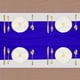 thumbnail image 3 of 2 Piezas de Caminos de Mesa de Chifón Azul Zafiro 27.5" x 118" Camino de Mesa Ligero y Elegante Camino de Mesa Romántico y Transparente, 3 of 7