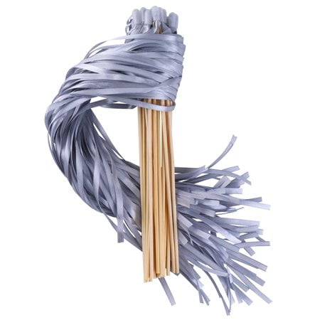 Wishprom Ribbon Stick Wands Streamers for Wedding Party Favor (Gray-30PCS)