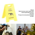 thumbnail image 4 of Panneau d'Avertissement de Vomi de Chat, Panneau de Vomi de Chat Léger Résistant à l'Eau pour Zone de Travail, 4 of 7