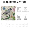 thumbnail image 6 of Acheng  Spring Saying Flowers Butterfly Pink Throw Pillow Covers,Home Sweet Home Cushion Case for Sofa Couch,Set of 2 White, 6 of 6