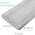 Babebay Changing Pad Cover Ultra Soft Minky Dots Plush Changing Table