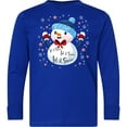 thumbnail image 3 of Inktastic Holiday Snowman Long Sleeve Youth T-Shirt, 3 of 5