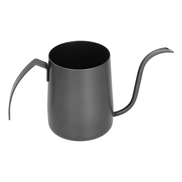 Coffee Kettle, Portable Modern PTFE Fashionable Coffee Pot For Home For Living Room For Office 350ml Black