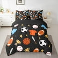 thumbnail image 2 of jejeloiu American Rugby 7-Piece Twin Bedding Sets,Football Basketball Sport Bedding Comforter Set,Boy Ball Game Sheet Sets For Girls,Breathable Home Decor Reversible, 2 of 8