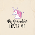 thumbnail image 4 of Inktastic My Godmother Loves Me Unicorn Girls Baby T-Shirt, 4 of 5